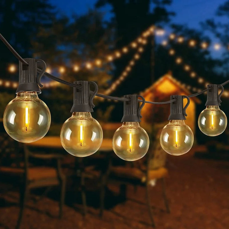 G40 Shatterproof Solar String Lights,