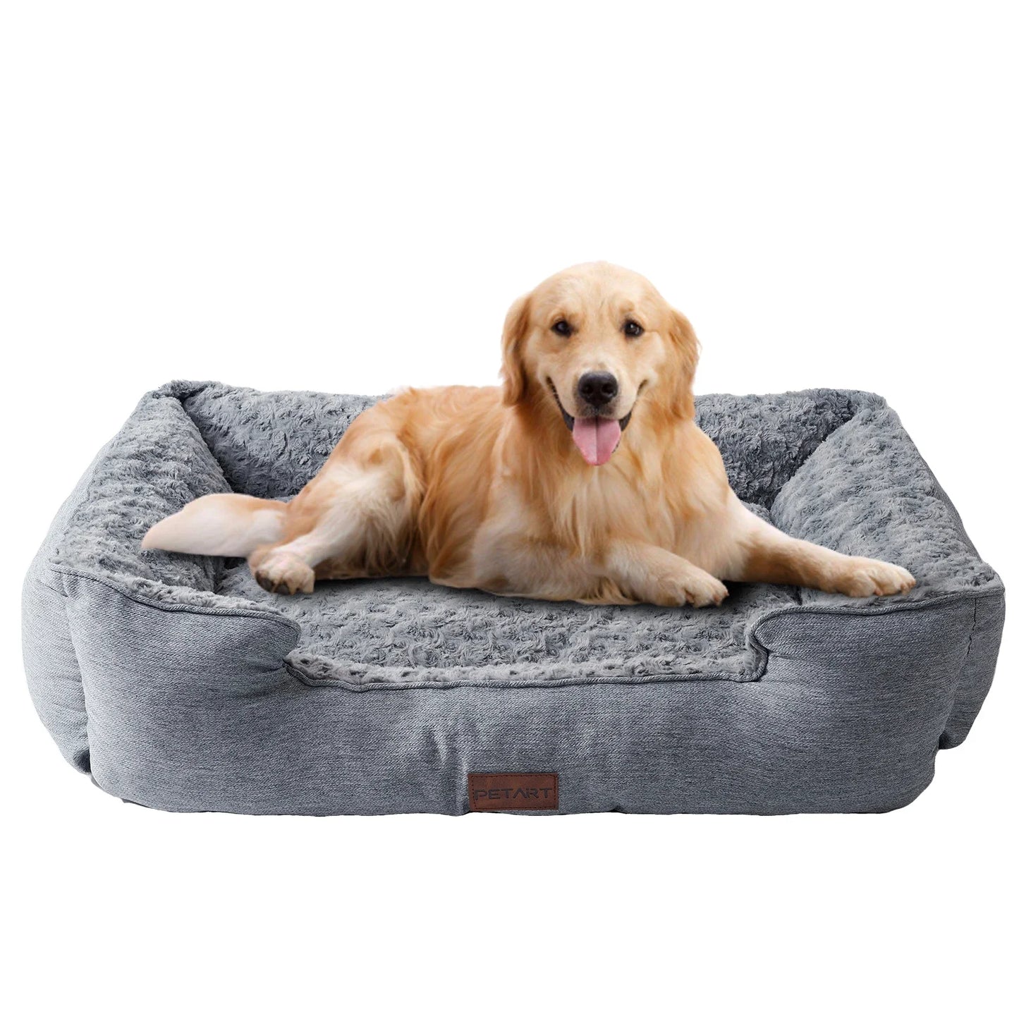 Orthopedic Dog Bed for Small, Medium, and Large Dogs – Thick, Calming, and Perfect for Deep Sleep.