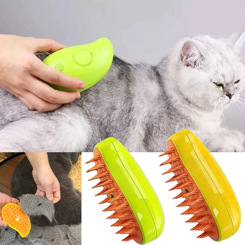 Electric Pet Steam Brush Spray