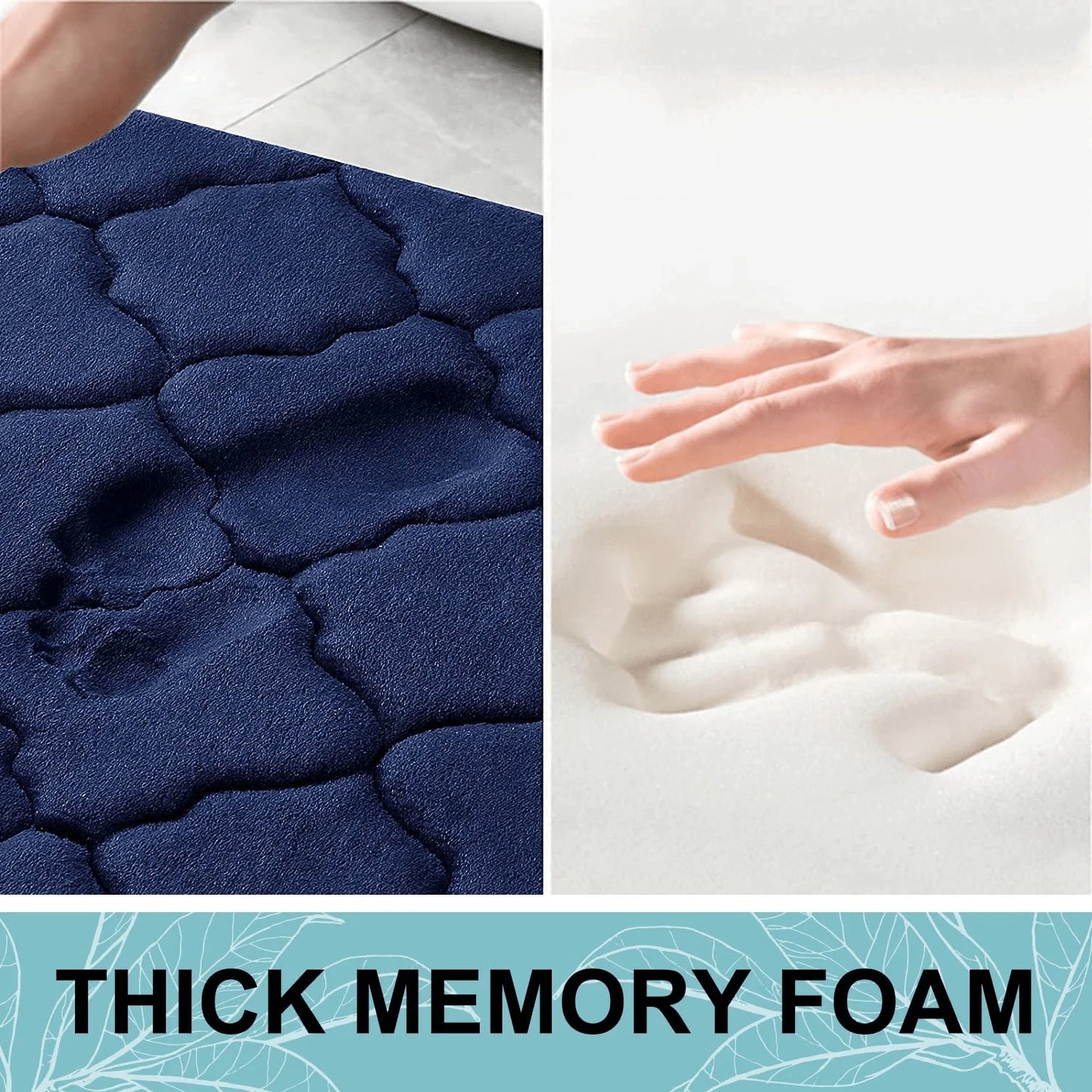 Memory Foam Bathroom Rug