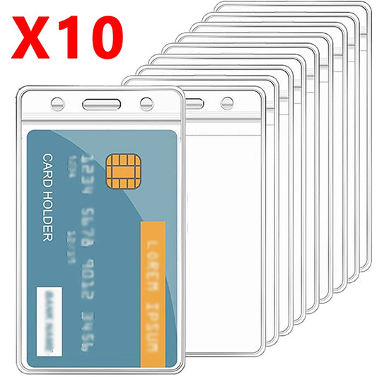 PVC Transparent Credit Card Holder