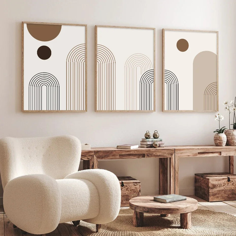 Scandinavian Abstract Aesthetic Wall Art Canvas