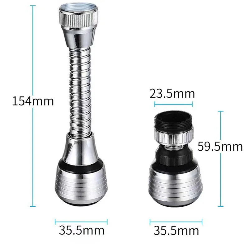 Rotatable Faucet Nozzle Extension