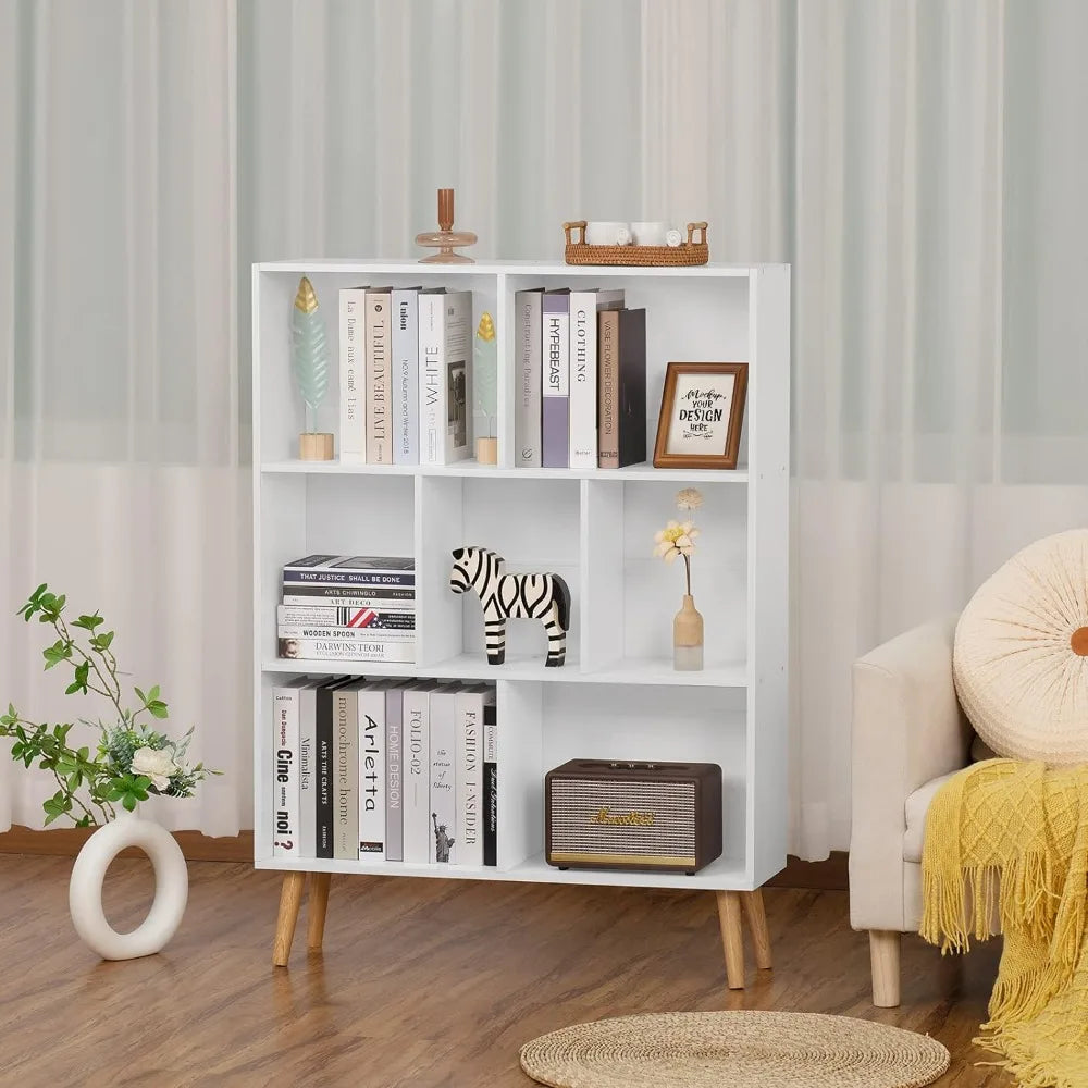 White Minimalist Bookshelf