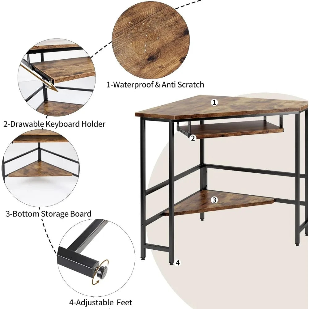 Corner Computer Desk Table