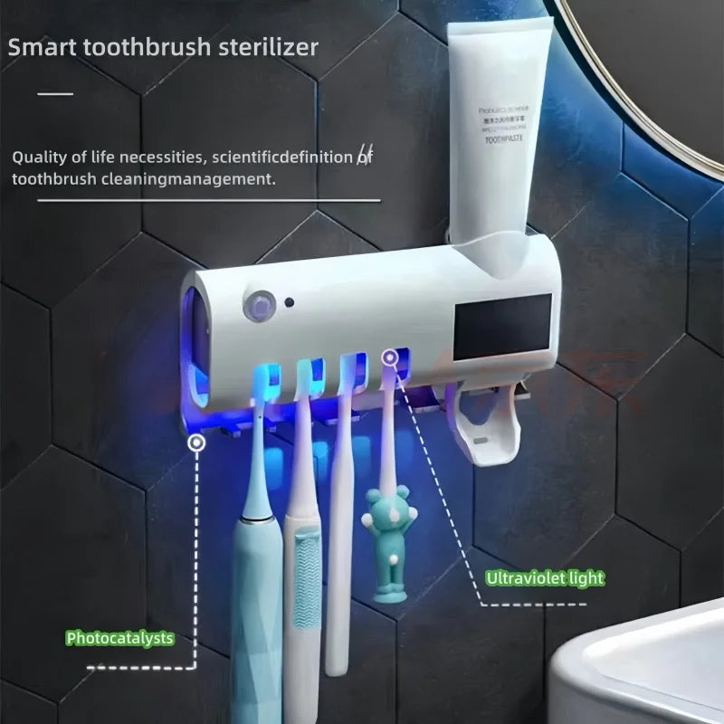 MENGNI Magnetic InvertedToothbrush Holder