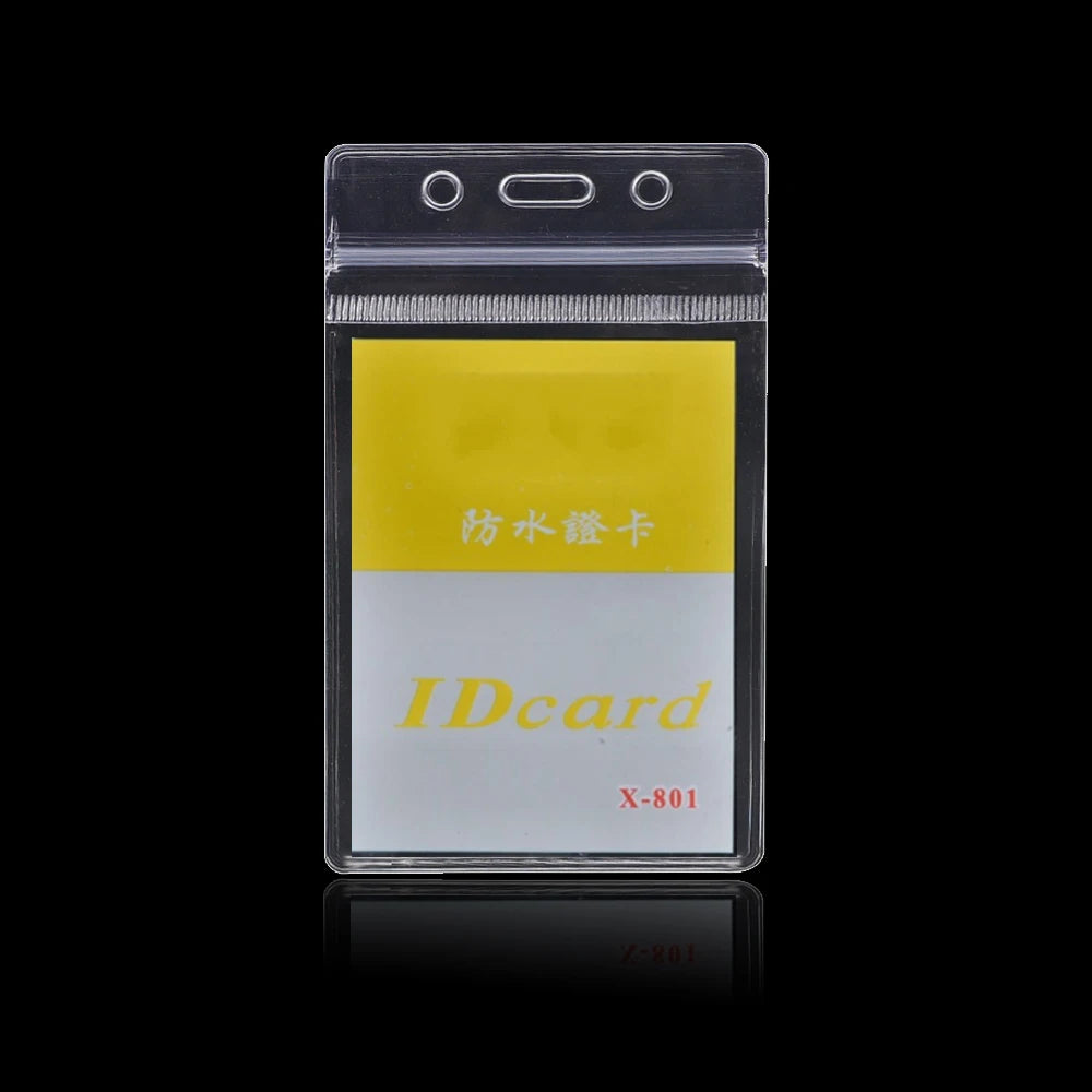 PVC Transparent Credit Card Holder