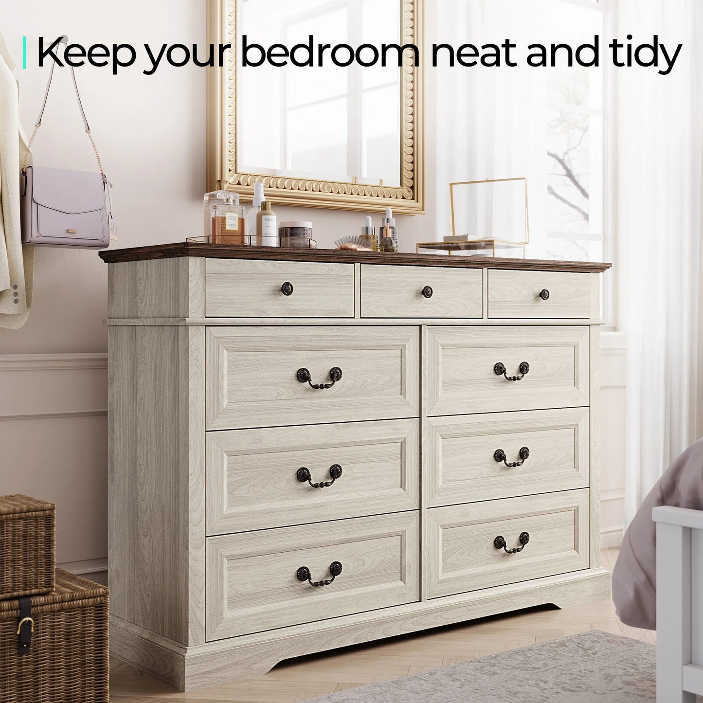 LINSY HOME Wood Dresser