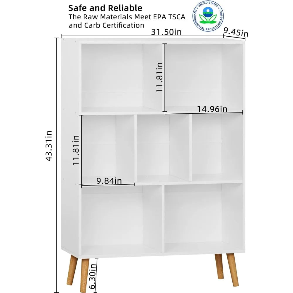 White Minimalist Bookshelf