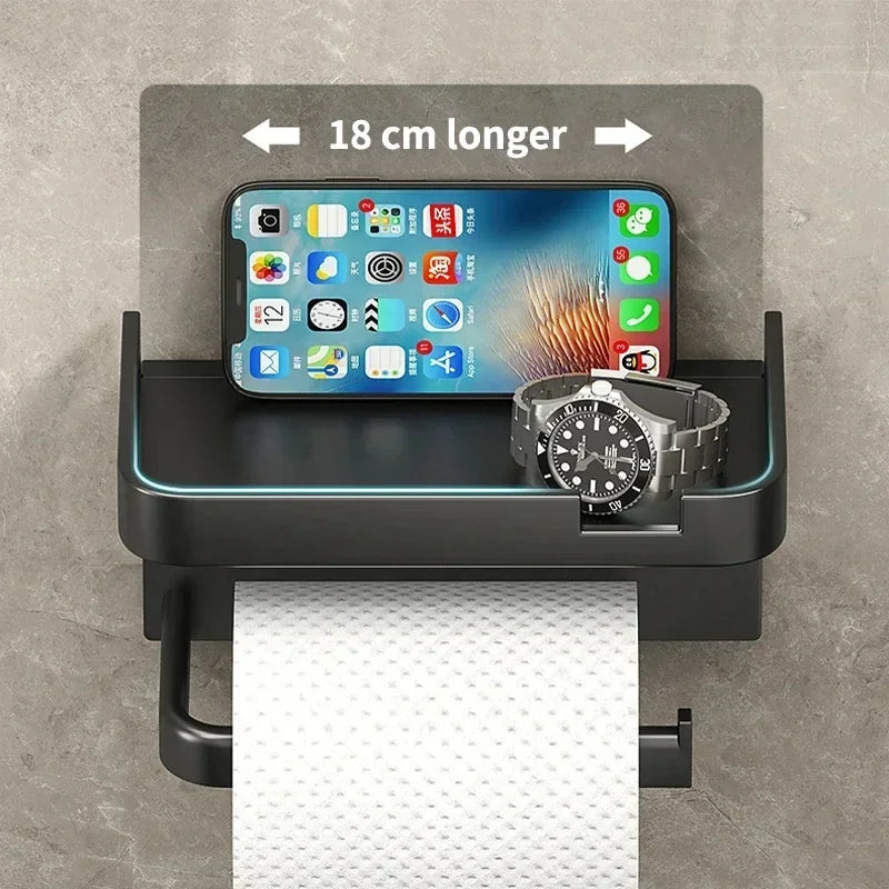 Wall-Mounted Toilet Paper Holder