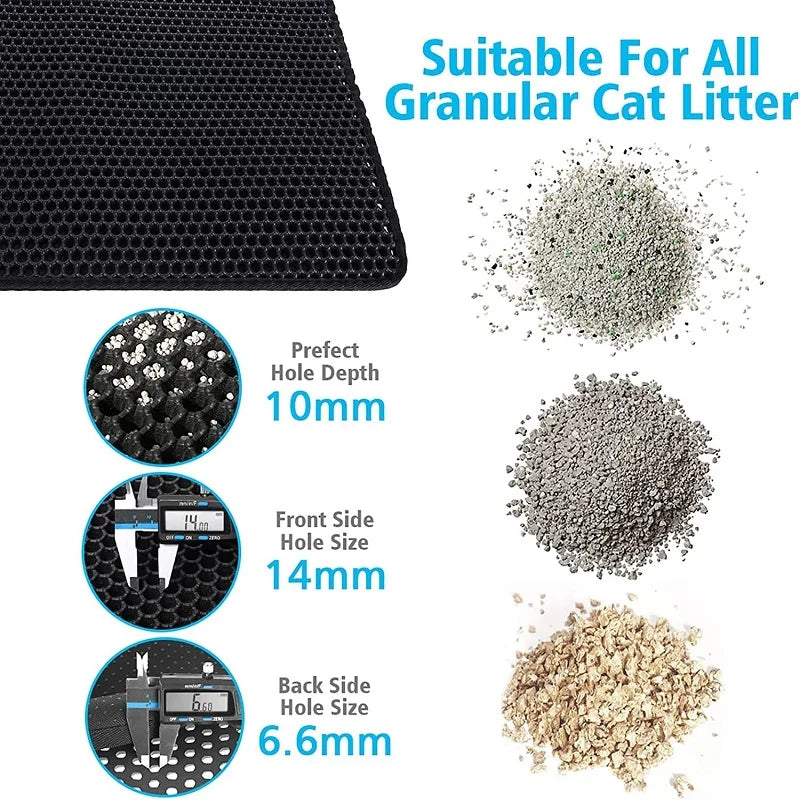 Waterproof Double Layer Pet Litter Box