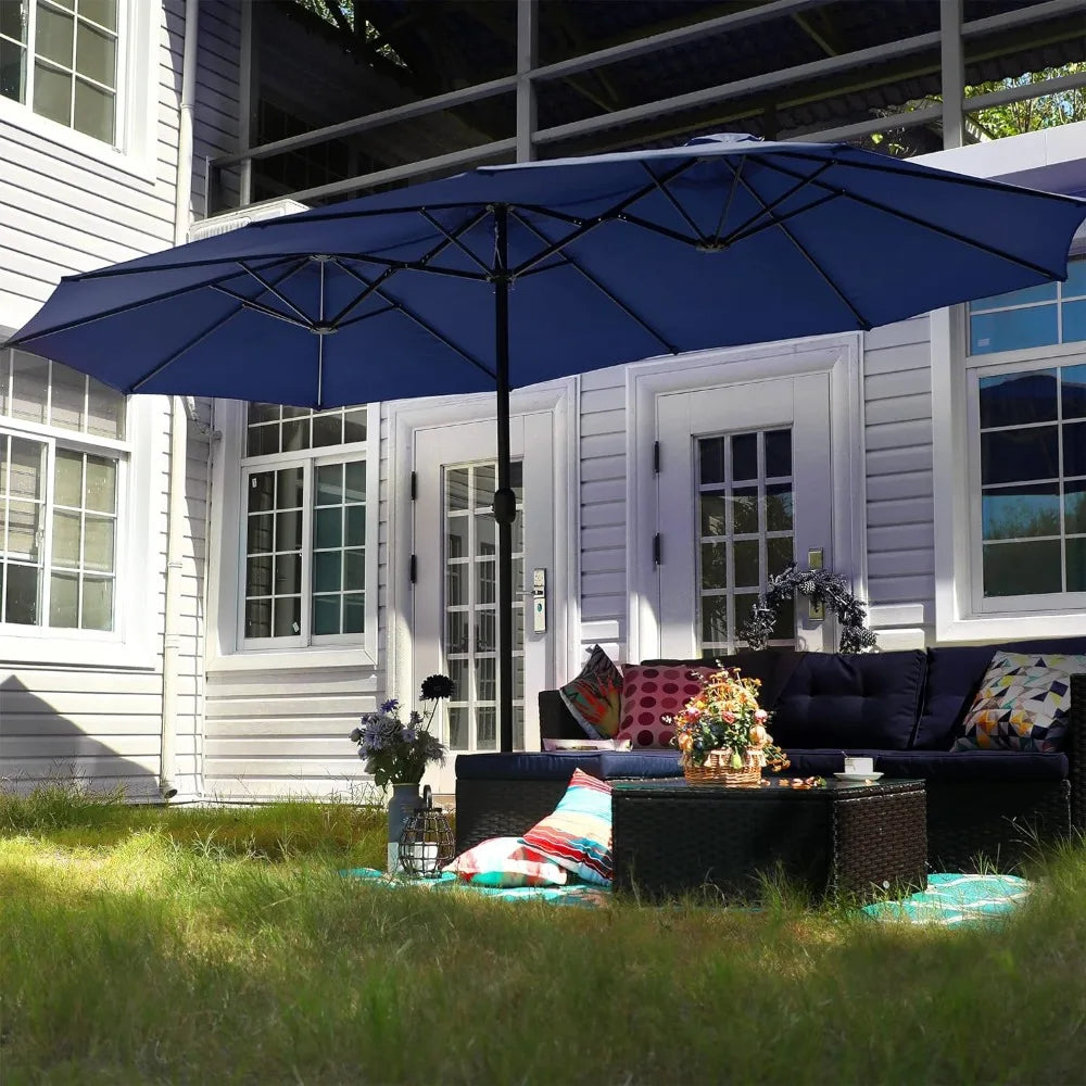 Large Patio Umbrella with Base