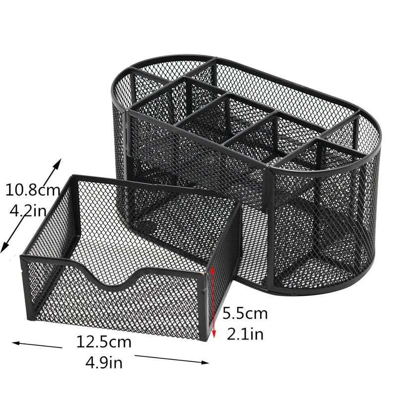 Multifunctional Mesh Pen Organizer