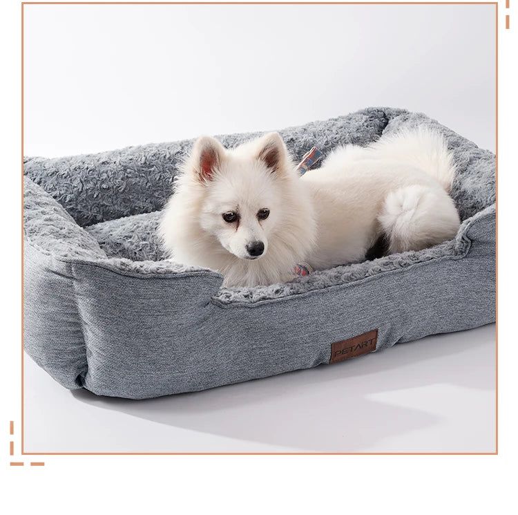 Orthopedic Dog Bed for Small, Medium, and Large Dogs – Thick, Calming, and Perfect for Deep Sleep.