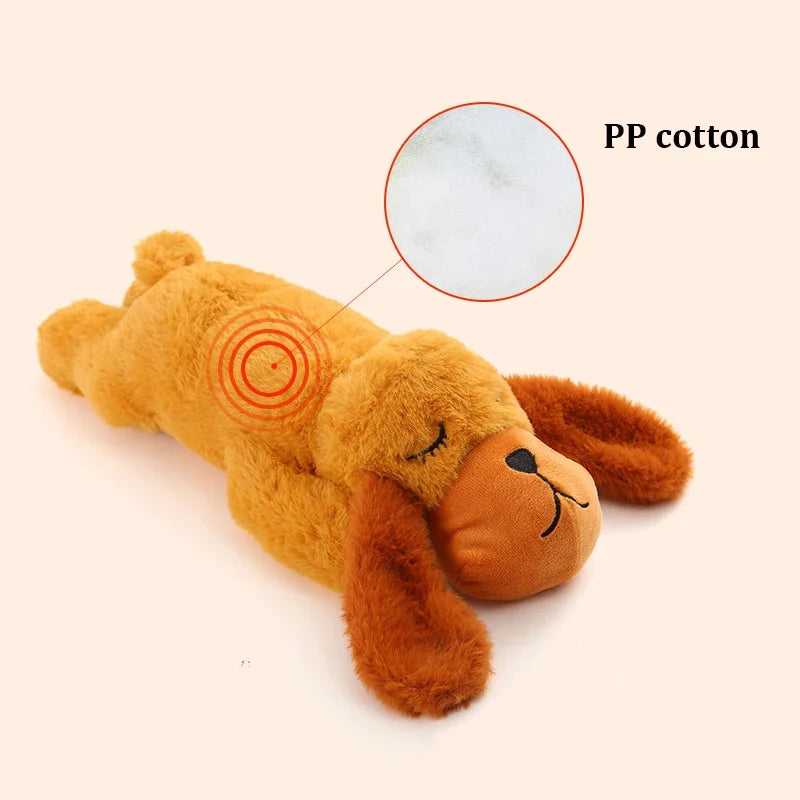 Heartbeat Anxiety Relief Plush Toy for Small Dogs – Comfort & Training Aid