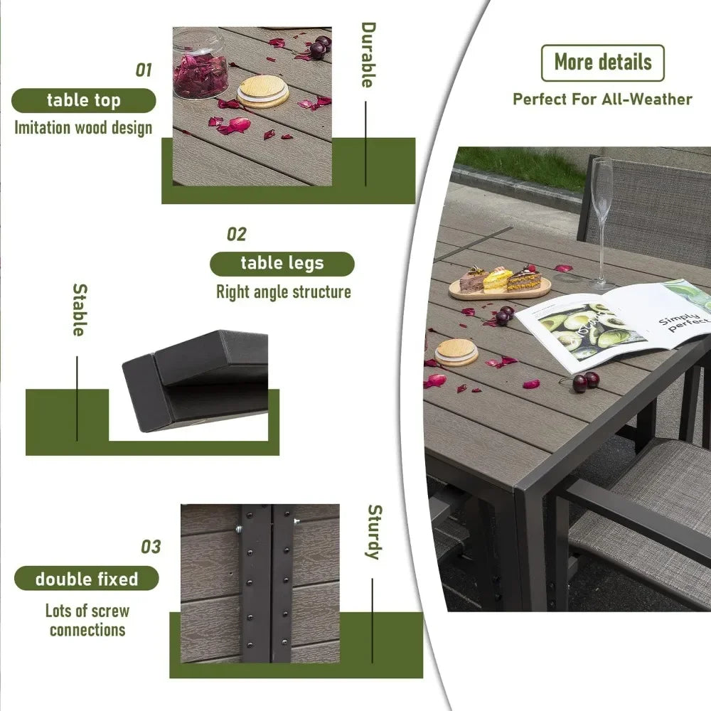 Terrace Dining Outdoor Furniture Set