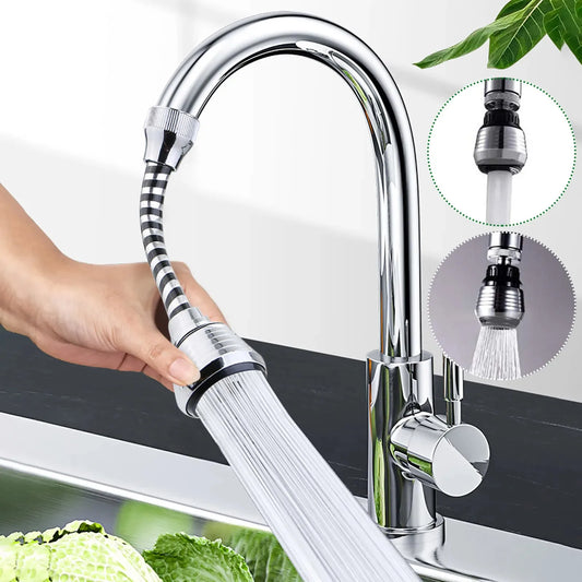 Rotatable Faucet Nozzle Extension