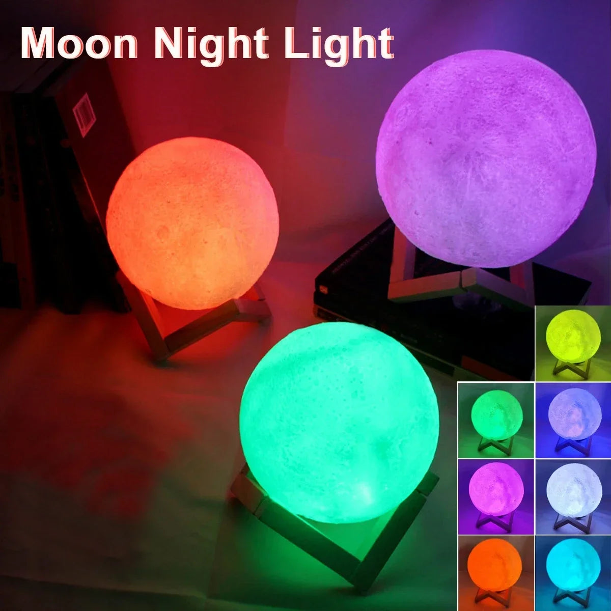 Moon Lamp LED Night Light Lamp