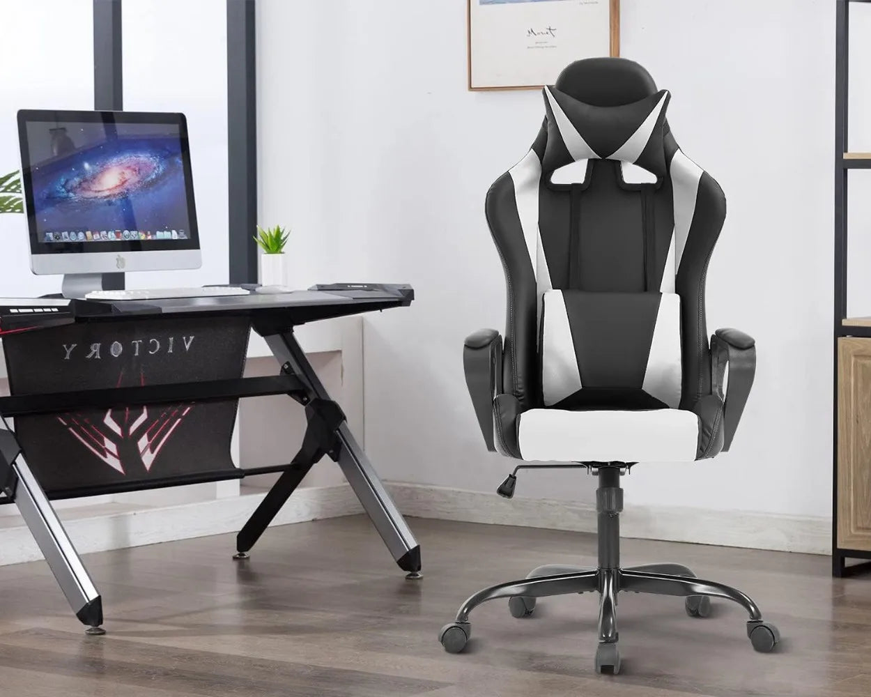 Ergonomic Gaming Leather Swivel Chair