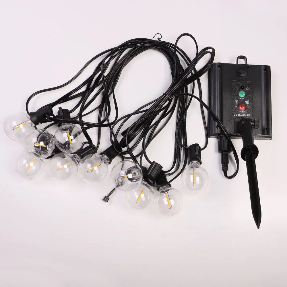 G40 Shatterproof Solar String Lights,